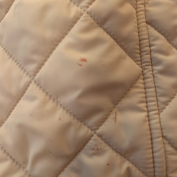 Preppy J. Crew cream quilted jacket - Picture 2 of 4